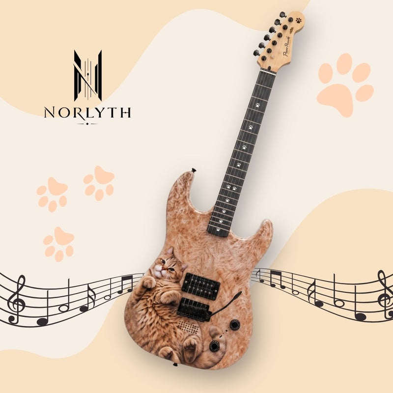 We Make a Cat-Themed Electric Guitar Norlyth PurrRock