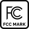 A black and white FCC Mark logo on a white background, featuring the letters FC and the text FCC MARK inside a rounded square border.